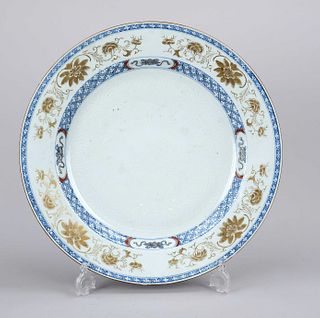 Large export plate, China, Qing dyn
