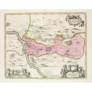 Historical map of Duchy d'Aiguillon