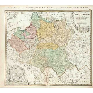 Historical map of Poland, ''Regni P