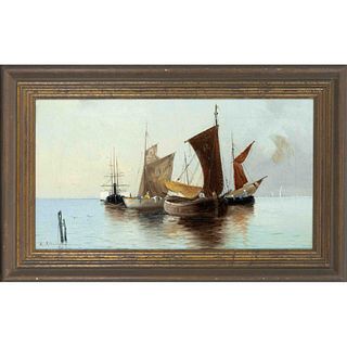 L. Rebourgeon, marine painter of th
