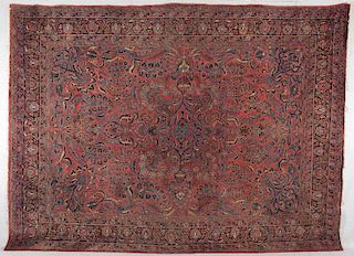 Semi-antique Persian Sarouk Carpet