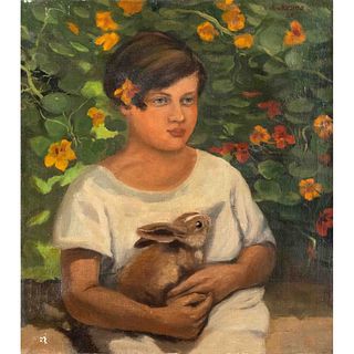 M. Malina, artist c. 1920, Portrait