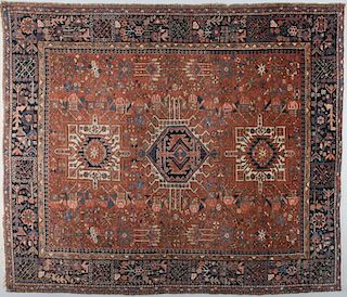 Persian Karaja rug, 70" x 60"