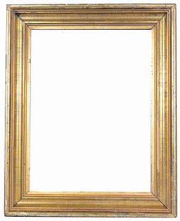 American School Gilt/Wood Frame- 18 1/8 x 14 5/8