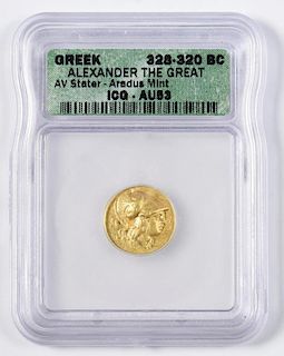 Alexander the Great AV Stater, Aradus Mint