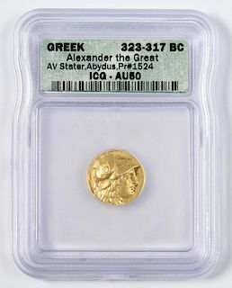 Alexander the Great AV Stater, Abydus Mint