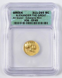 Alexander the Great AV Stater, Ecbatana Mint