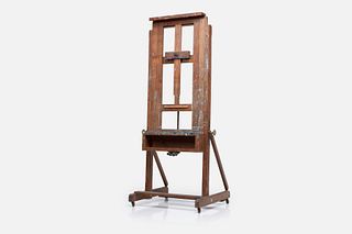 Antique, Easel With Crank