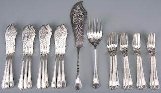 Sterling Fish Set, Svc. for 12