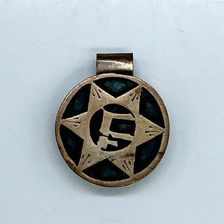 Sterling Silver Jewish Symbols Money Clip