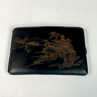 Vintage Asian Metal Cigarette Case