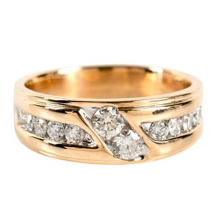 14k Gold Brilliant Cut Diamond Ring, 1.00ct