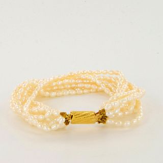 Ten Strand Fresh Water Faux Pearl Bracelet