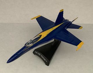 AIRPLANE MODEL Boeing F-18 Hornet Blue Angels US NAVY Diecast Model