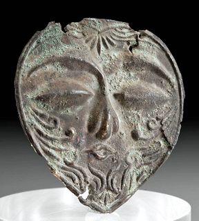 Mycenaean Silver-Copper Funerary Maskette