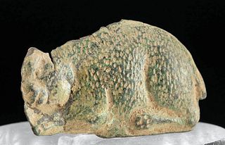 Adorable Roman Bronze Mouse Adornment