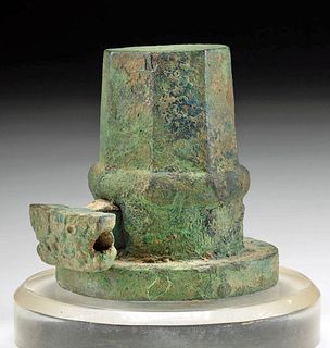 Ancient Chinese Warring States Bronze Chariot Axel Hub
