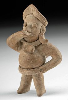 Colima Pottery Figural Whistle, Dancing Shaman