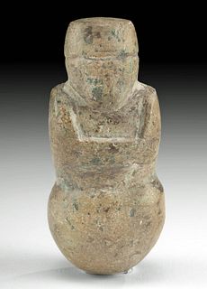 Pre-Columbian Stone Figural Effigy / Pestle Tool
