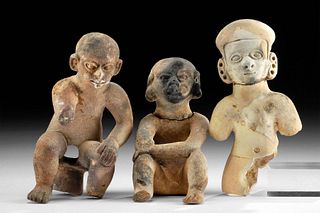 3 Jamacoaque Pottery Figures