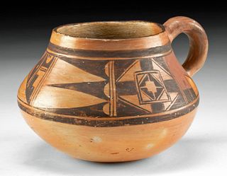 20th C. Native American Hopi Pottery Pitcher