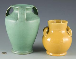 2 Bybee/Waco Art Pottery Vases
