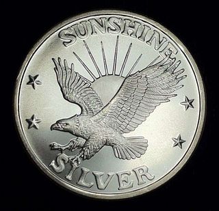 Sunshine Minting Proof 1 ozt .999 Silver