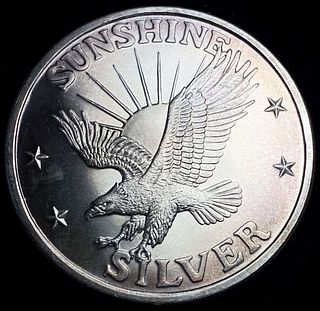 Sunshine Mining Eagle 1 ozt Proof .999 Silver