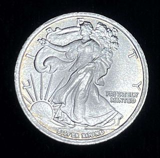 Walking Liberty Design Money Metal Exchange 1/10 ozt .999 Silver