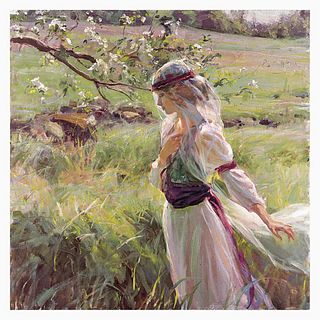 Dan Gerhartz, "Extending Grace" Limited Edition on Canvas, Numbered and Hand Signed with Letter of Authenticity.