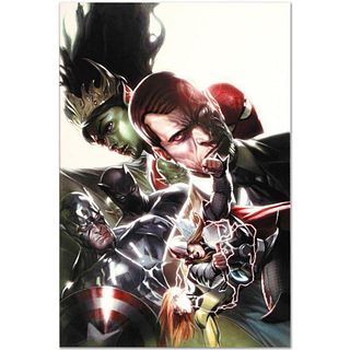 Marvel Comics "What If? Secret Invasion #1" Numbered Limited Edition Giclee on Canvas by Leinil Francis Yu with COA.
