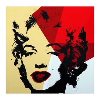 Andy Warhol "Golden Marilyn 11.42" Limited Edition Silk Screen Print from Sunday B Morning.