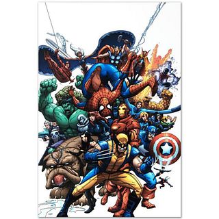 Marvel Comics "Marvel Team Up #1" Numbered Limited Edition Giclee on Canvas by Scott Kolins with COA.
