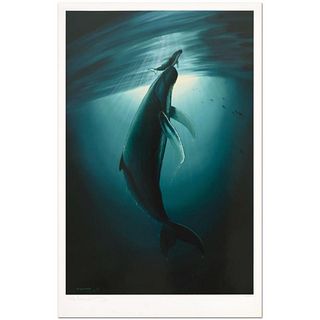 Wyland, "The First Breath" Limited Edition Lithograph, Numbered and Hand Signed with Certificate of Authenticity.