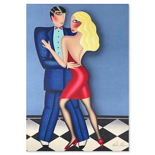 Robin Morris, "The Dance" Limited Edition Lithograph, Numbered and Hand Signed with Letter of Authenticity.