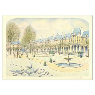 Rolf Rafflewski, "Park" Limited Edition Lithograph, Numbered and Hand Signed.