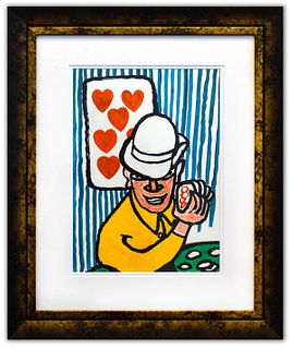 Alexander Calder- Lithograph "DLM212 - Joueurs de cartes II"