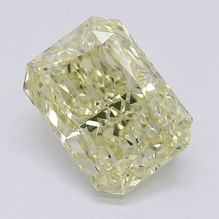 2.20 ct, Natural Fancy Yellow Even Color, VVS2, Radiant cut Diamond (GIA Graded), Appraised Value: $61,800 