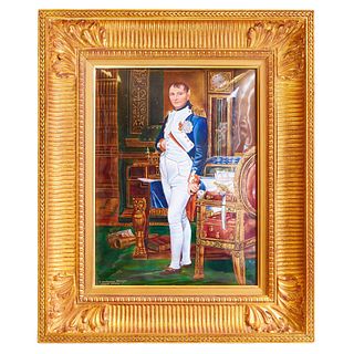 LIMOGES, THE EMPEROR NAPOLEON IN HIS STUDY AT THE THUILLERIES