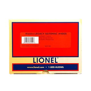 Lionel 6-81152 O Gauge Alaska Legacy SD70MAC #4005