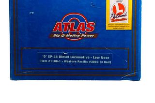 Atlas O Gauge #1106-1 Western Pacific GP-35 Diesel Loco