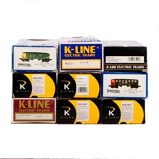 K-Line and Industrial Rail O Gauge Freight Cars