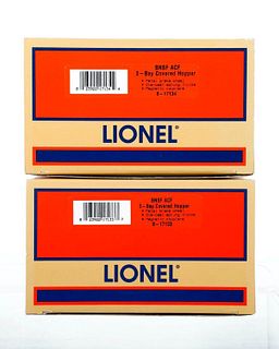 Lionel 6-21754 BNSF ACF 3-Bay Covered Hopper 2-Pack