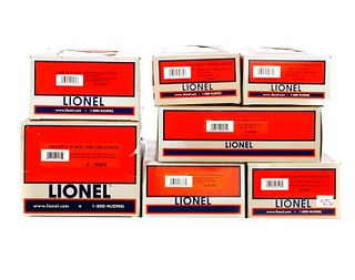 7 Lionel O Gauge Holiday Freight Cars & RMT Caboose