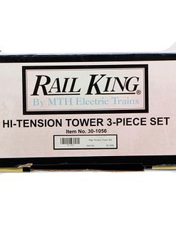 MTH Rail King 30-1056 3 Hi Tension Twrs. 2 two in K-Line boxes