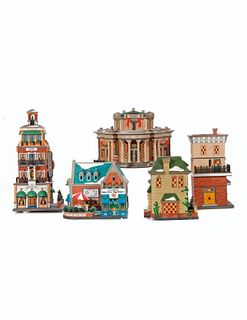 Department 56 Buildings: Dickens' Village Royal Stock Exchange; Christmas in the City Series Paramount Hotel, Gardengate House and more