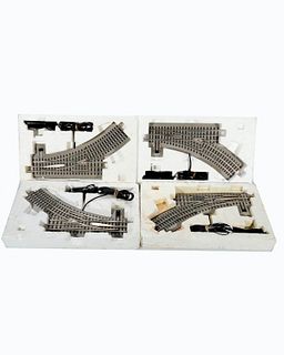 2 Pair Lionel O Gauge Fastrack 0-36 Remote Switches