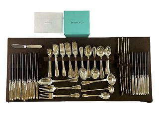 Tiffany & Co. Sterling Silver Hamilton Flatware Set, 114 pieces