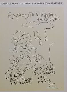 Style of Pablo Picasso: L'exposition Hispano-Americaine