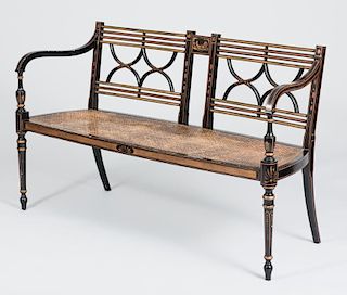 Regency Style Settee & Chair